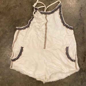 Free people ivory romper